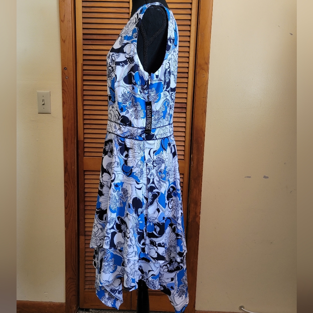 NWT Sleeveless Floral Dress Plus Size 14 (NY&CO) - Picture 4 of 5